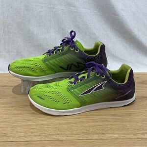 Altra Vanish-R Macaw Green Purple Lightweight Running Shoes Women’s 10.5
